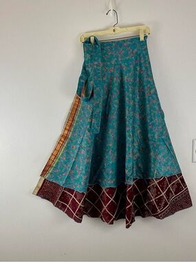 Reversible Maxi Wrap Skirt